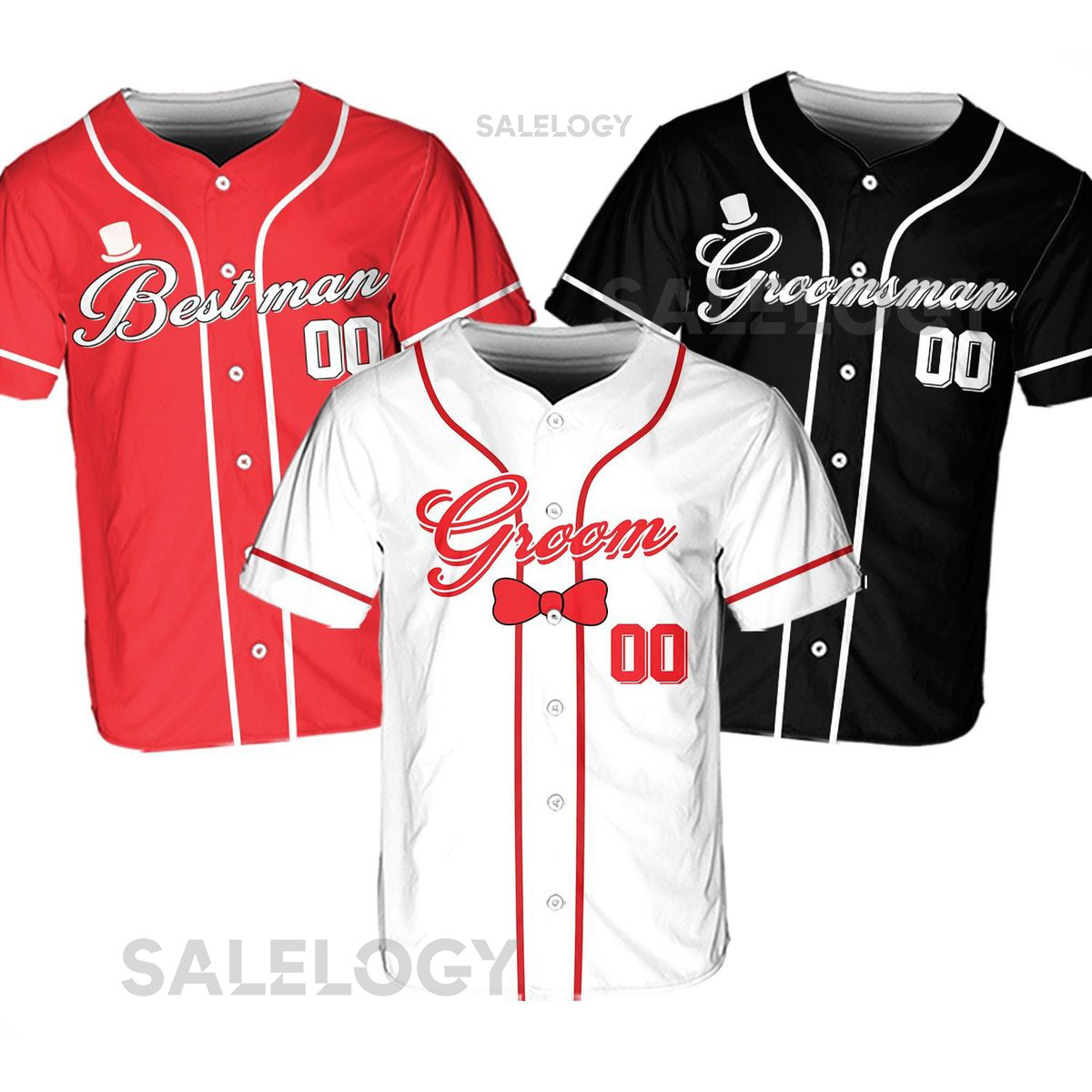 Personalized Groom and Groomsmen Baseball Jersey Personalized Best Man Jersey Perfect for Engagements Weddings and Bachelor Parties_145