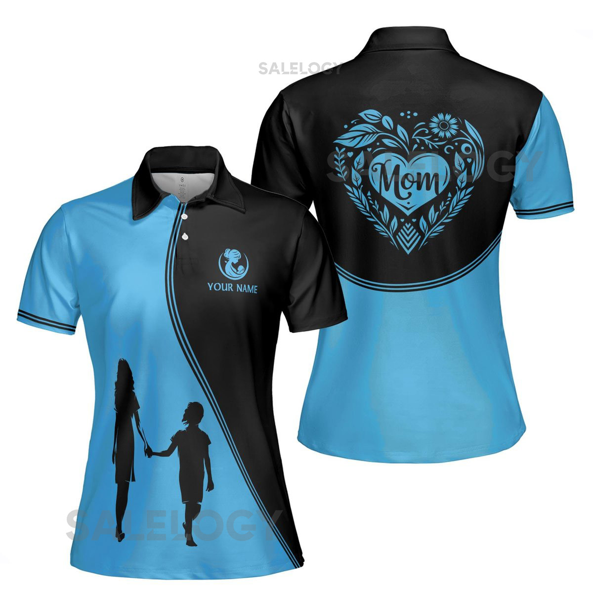 Customizable Mom Polo Shirt Athletic Wear for Women S-5XL_249