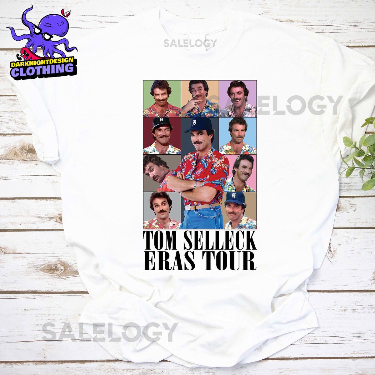 Tom Selleck Eras Tour Shirt Retro 80s Hawaiian Magnum PI T-Shirt Funny Vintage Graphic Tee for Men and Women Pop Culture Gift Tee_402