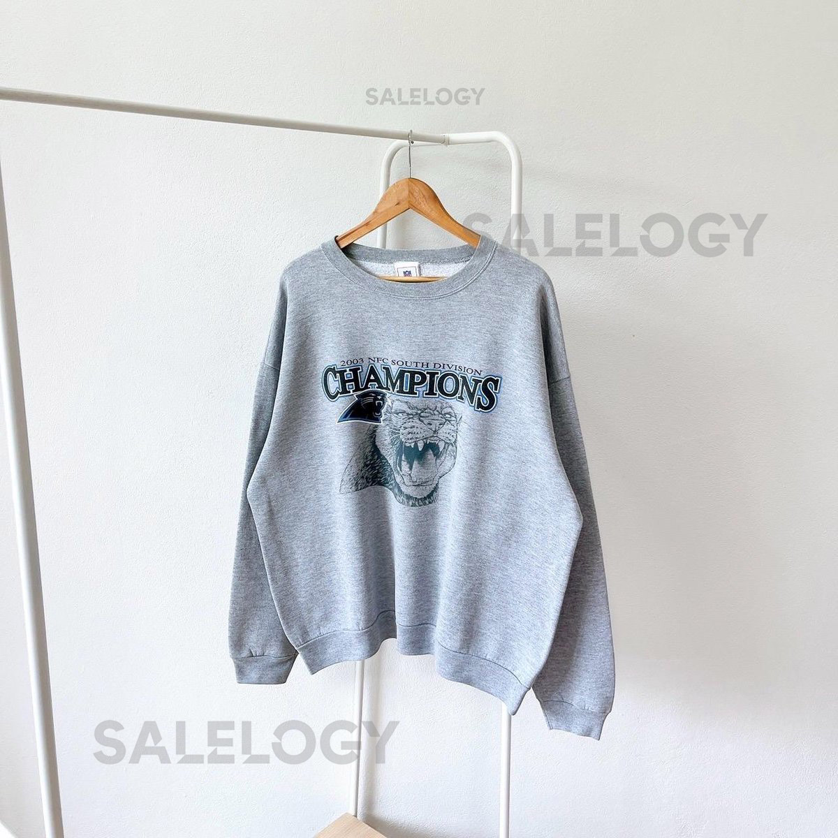 Vintage 2000s Carolina Panthers football NFL Official sweatshirt XL_906