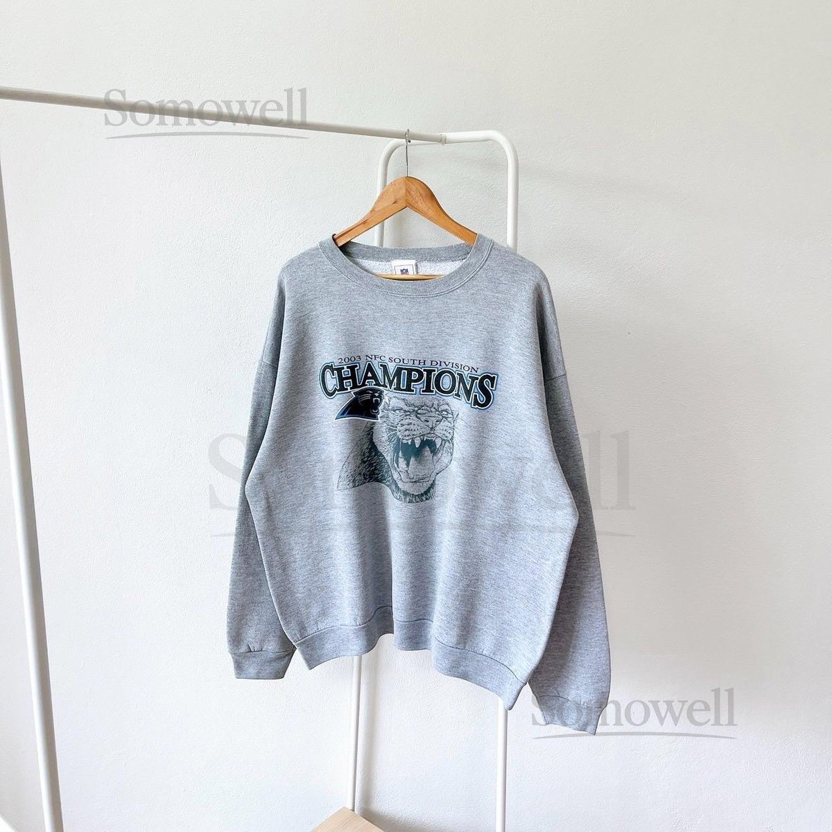 Vintage 2000s Carolina Panthers football NFL Official sweatshirt XL_906