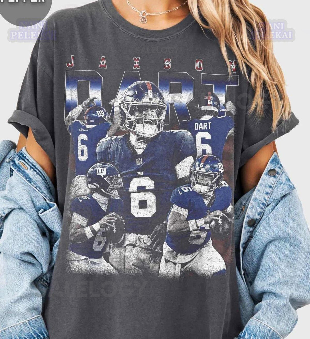 Vintage Jaxson Dart Comfort Color Shirt Jaxson Dart Merch Shirt Jaxson Dart Game Day Shirt Football Shirt New York Football Sport Shirt_727