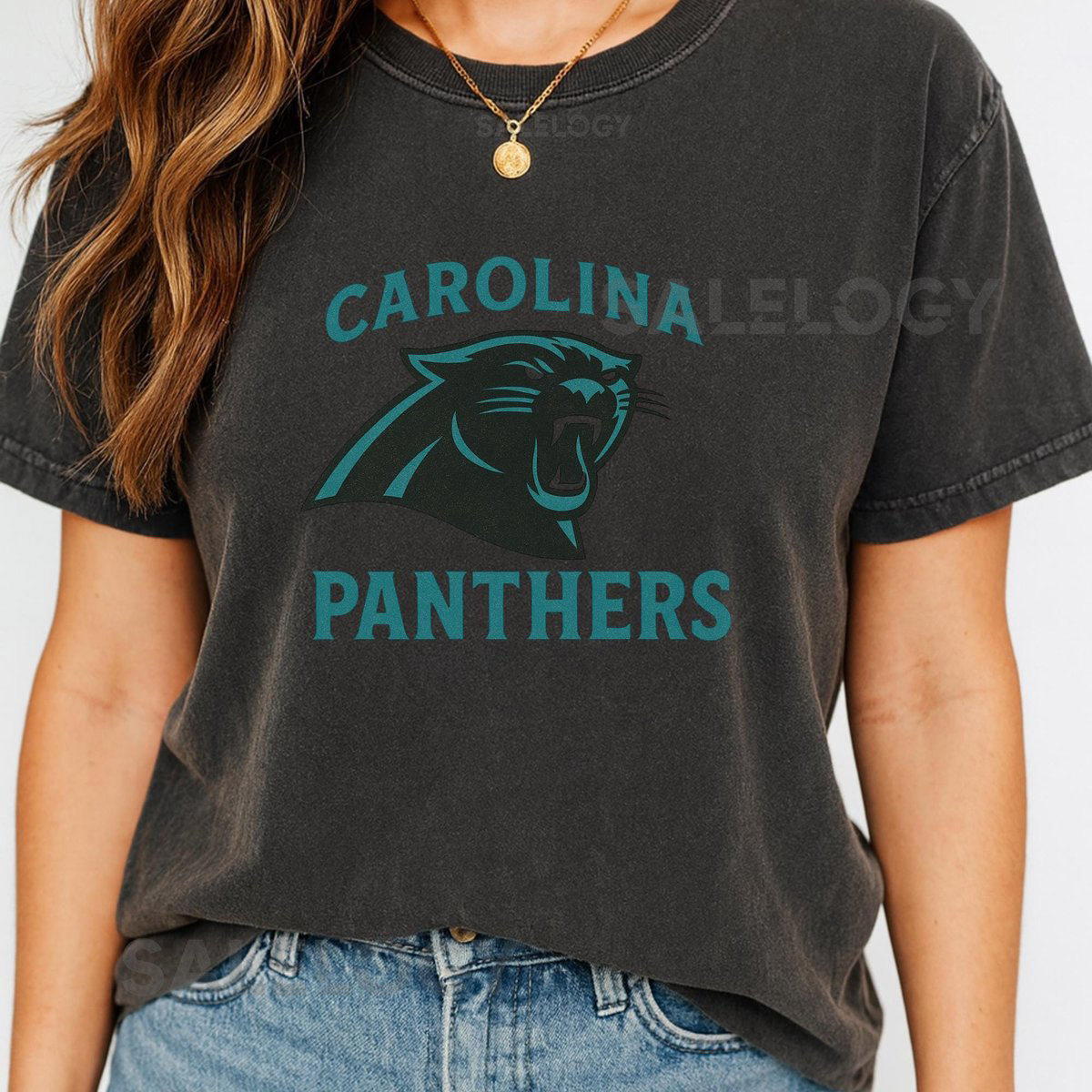 Carolina Panthers Vintage Shirt Retro NFL Football Graphic Tee Distressed Carolina Panthers Fan Shirt Unisex Game Day T-Shirt_407