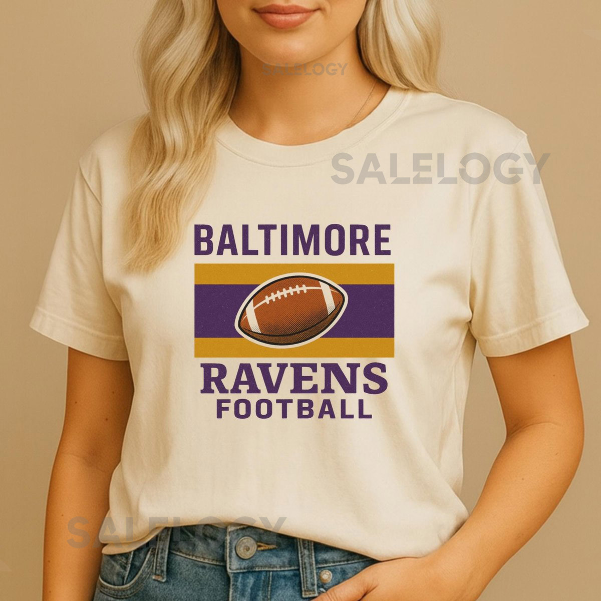 Baltimore Ravens T-Shirt Vintage Retro NFL Comfort Colors Tee_167