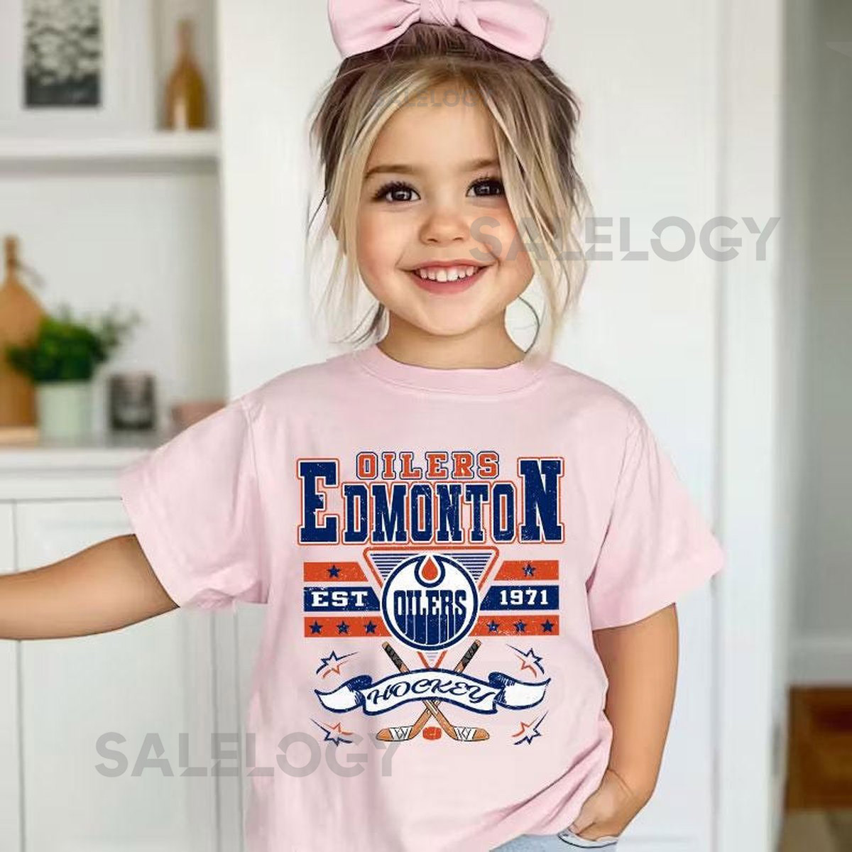 Retro Edmonton Ice Hockey tshirt Youth-Adult Game Day Shirt Vintage Look for Sports Lovers Perfect Gift for Kids Adult Supporters_365