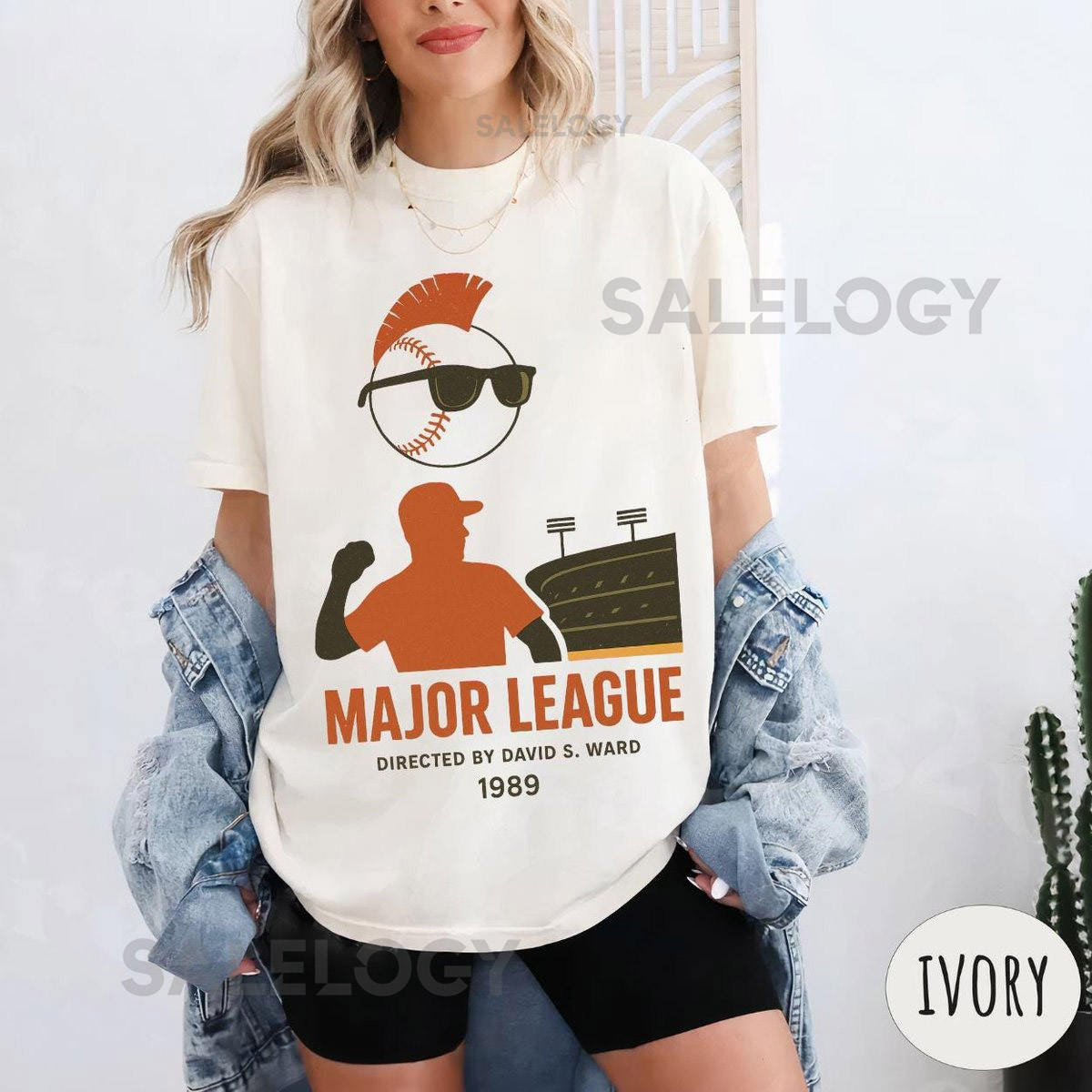 Comfort Colors Major League Movie T shirt Old Time Baseball Vintage Tees_374