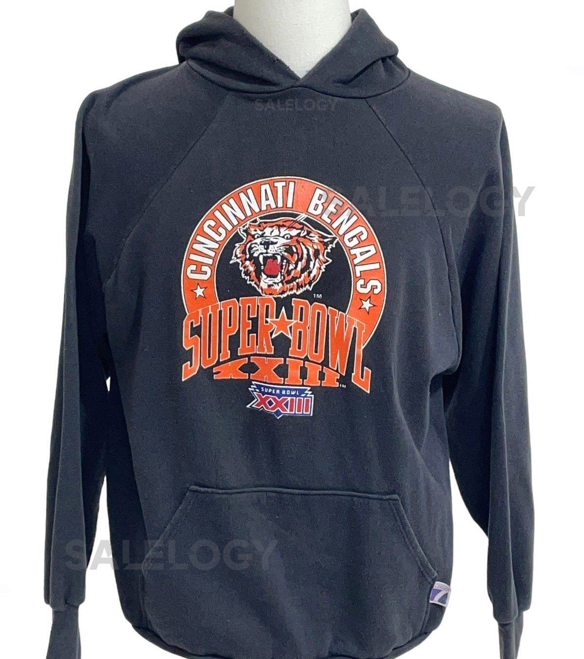 1989 Cincinnati Bengals Vintage Hoodie Sweatshirt_4