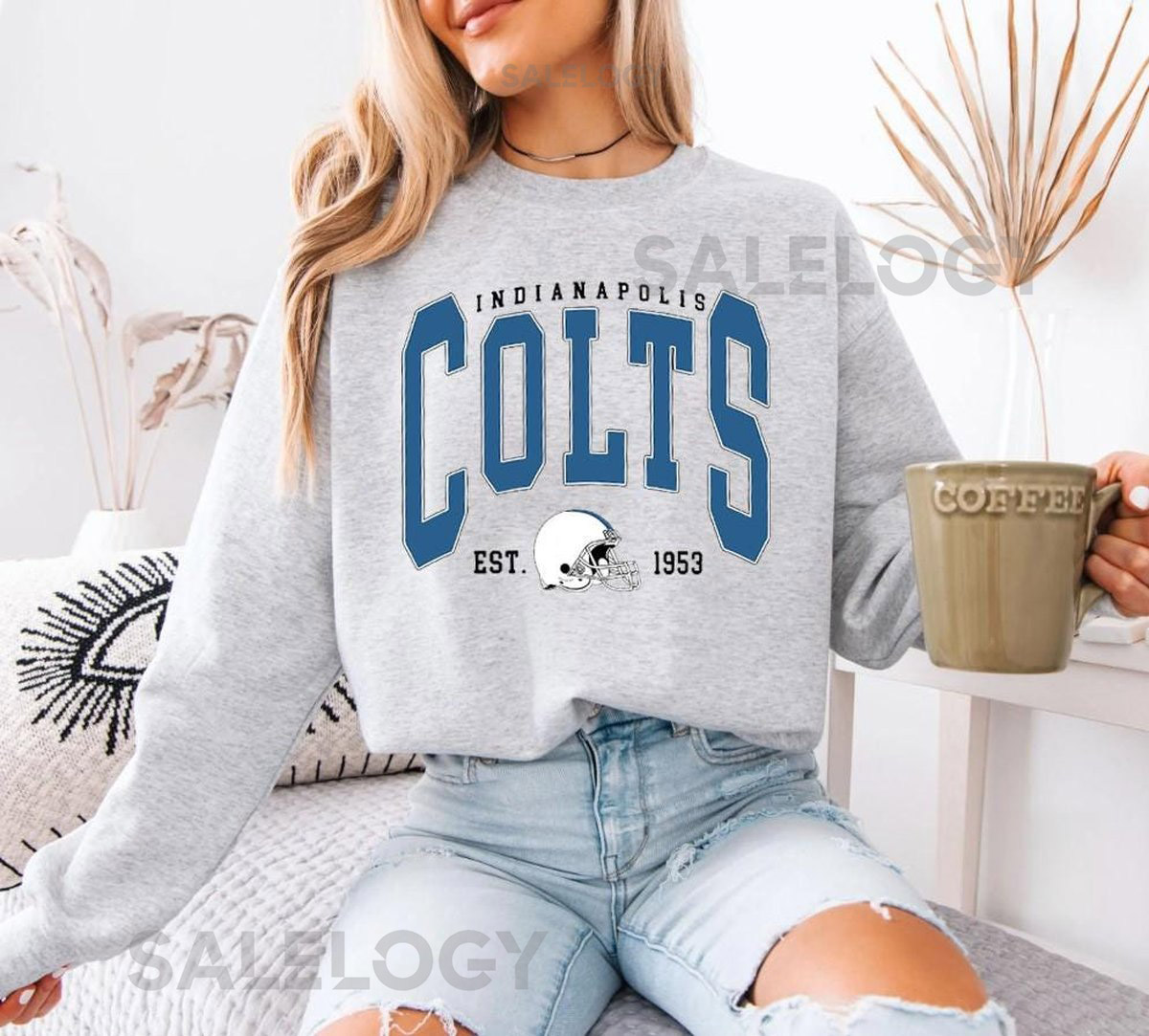 Vintage 90s Indianapolis Football Sweatshirt Retro Indianapolis Game Day T-Shirt Football Team Season Unisex _932