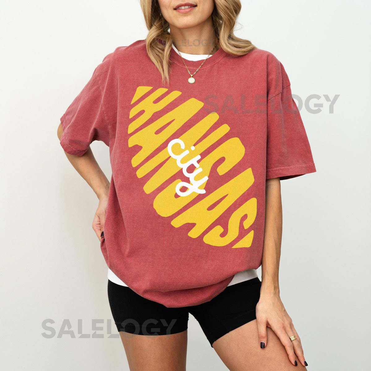 Kansas City Football T-Shirt Retro KC Football Game Day Graphic Tee Apparel_374