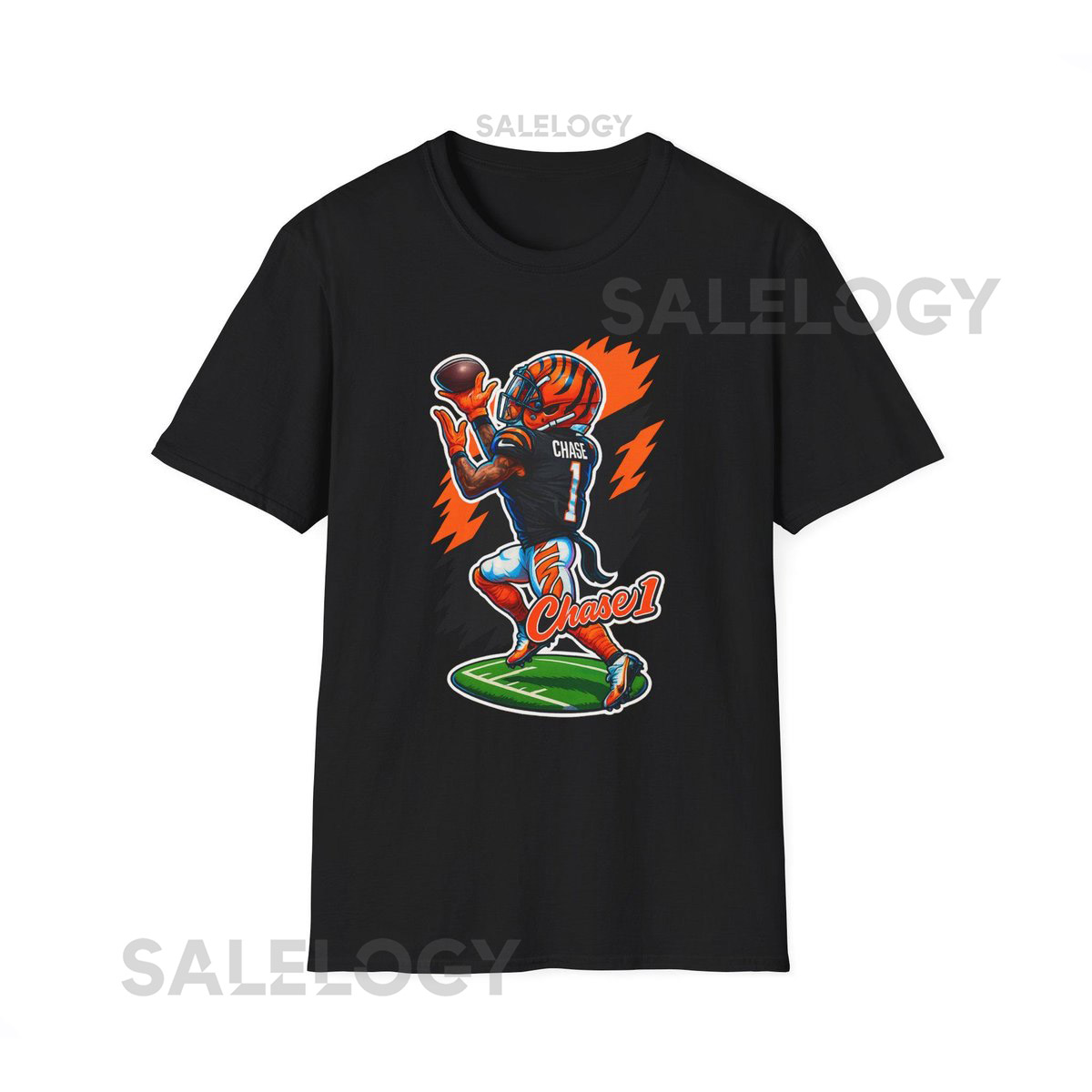 Ja'marr Chase Bengals Cartoon Caricature Shirt Design_679