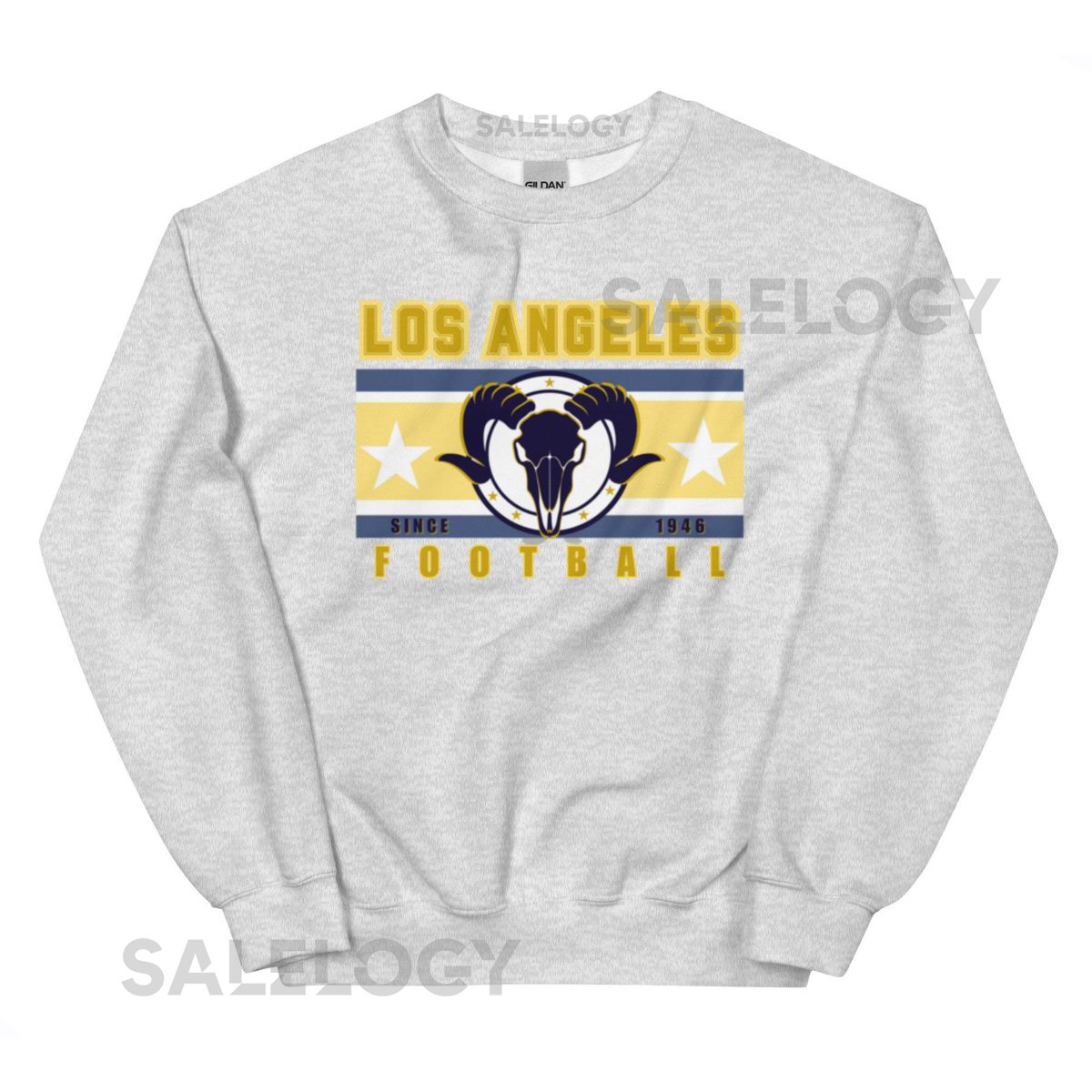 Vintage Rams Football Sweatshirt Retro Game Day Crewneck Fan Gift_150