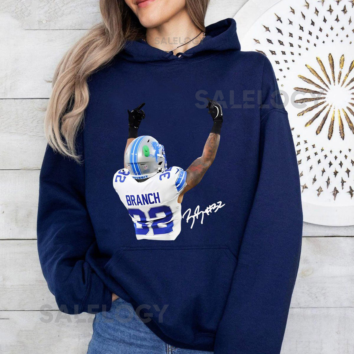 Brian Branch Middle Finger Sweatshirt Perfect Hoodie Gift for Lions Fans Detroit Football Shirt Brian Branch Detroit Lions Football_43