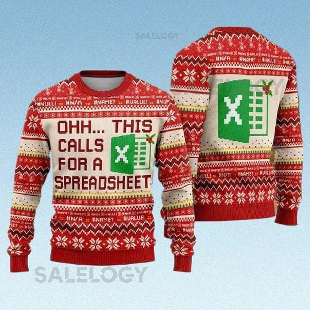 Ohh This Calls For A Spreadsheet Ugly Christmas Sweater Funny Excel Xmas  Data Analyst Holiday Sweater 2025