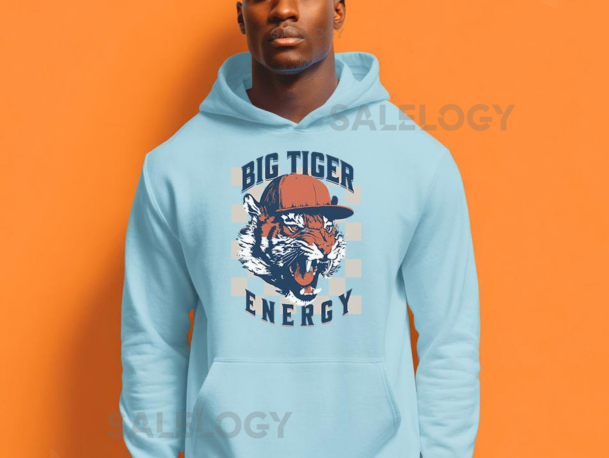 90's Style Tigers Hoodie Retro Detroit Shirt Big Tiger Energy Sweatshirt Baseball Lover Hoodie Bold Fan Gift for Him or Her_16