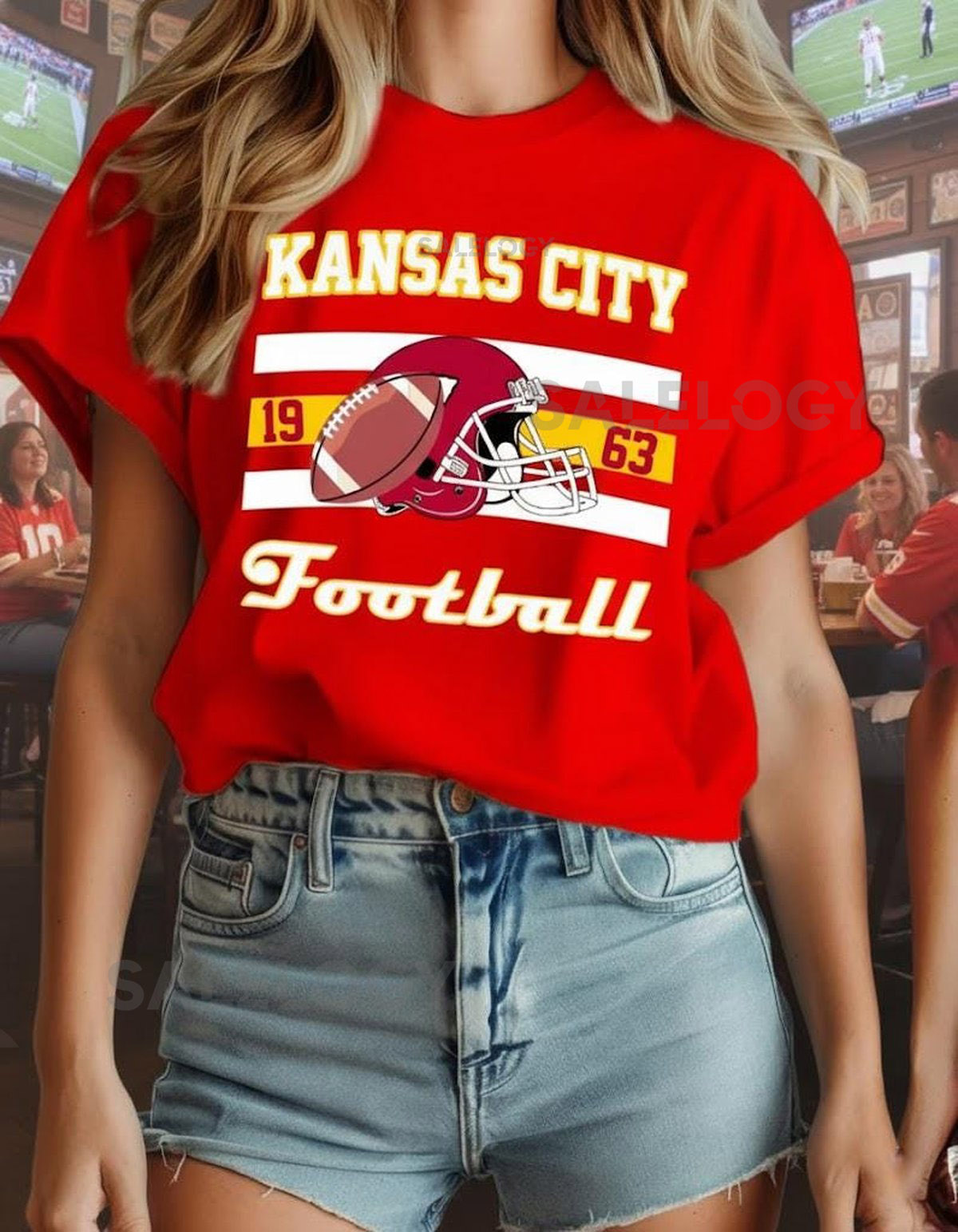 Kansas City Football Shirt Vintage KC Football T-Shirt Football Team Season Unisex Hoodie Sunday Kansas City Unisex Shirts_365