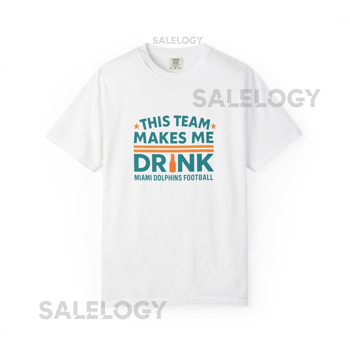 Miami Dolphins Shirt Funny NFL Football T-Shirt Comfort Colors_425