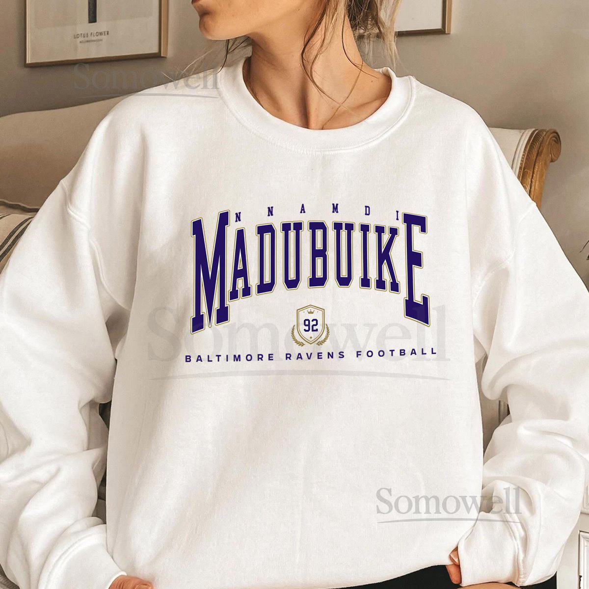 Baltimore Ravens Sweatshirt Unisex Football Team Crewneck_157