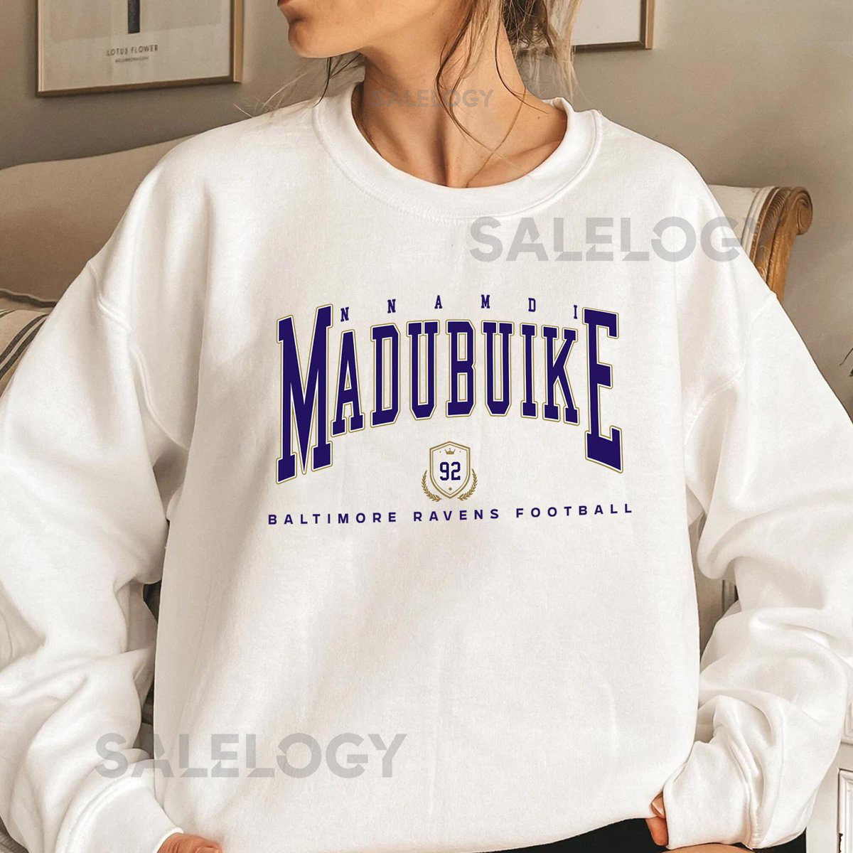 Baltimore Ravens Sweatshirt Unisex Football Team Crewneck_157