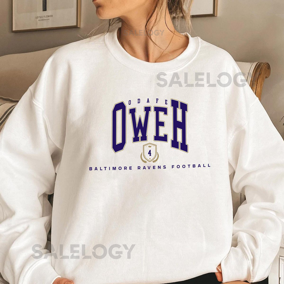 Vintage Baltimore Ravens Sweatshirt NFL Football Fan Gift_994