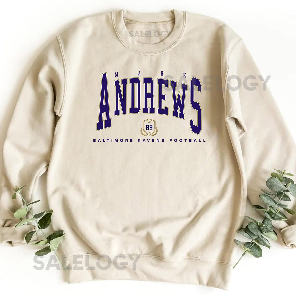 Mark Andrews Ravens Sweatshirt Football Crewneck NFL Apparel_785