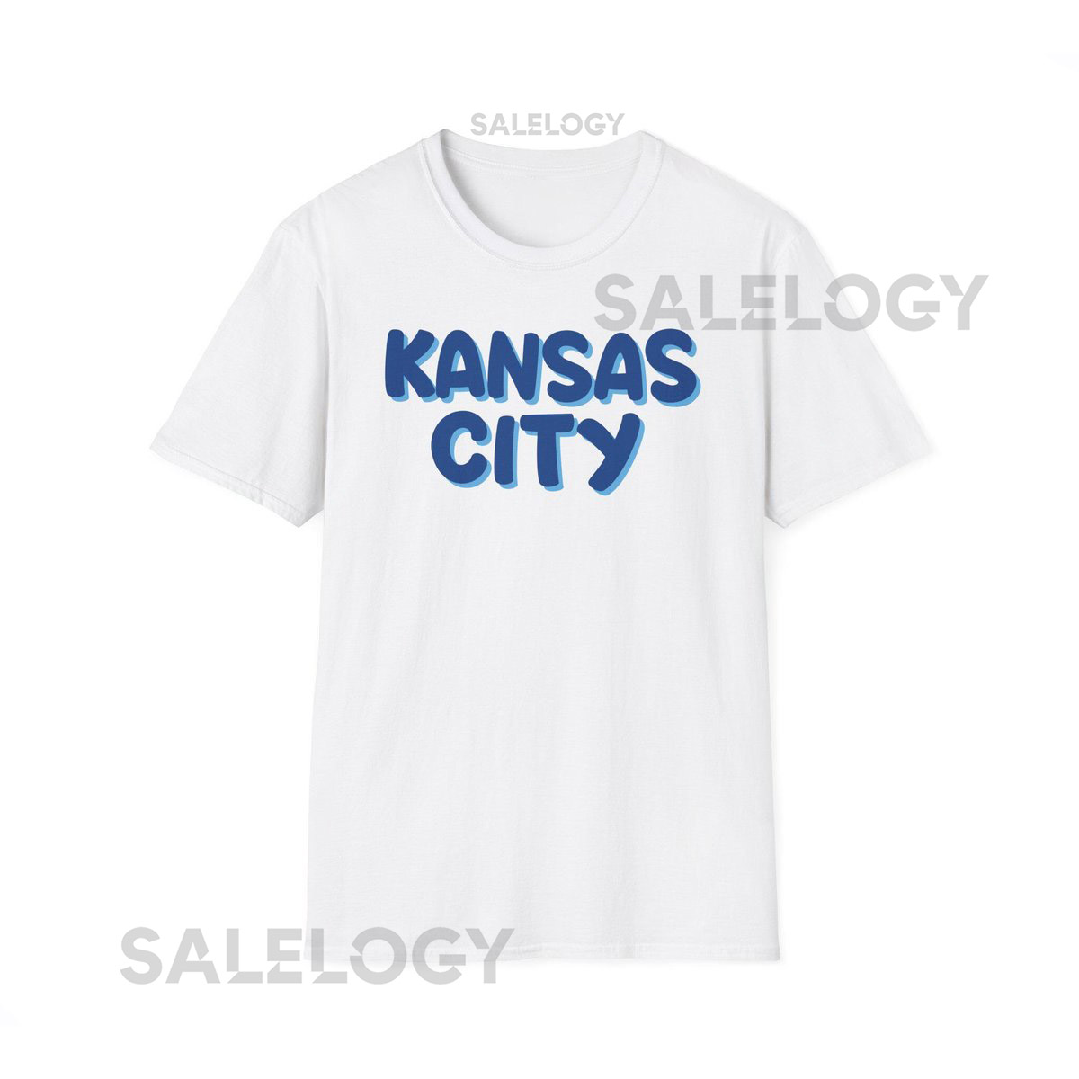 Kansas City Bubble Letters T-Shirt Royals Baseball Colors Tee Unisex Graphic Shirt Sports Fan Apparel Game Day Outfit_365