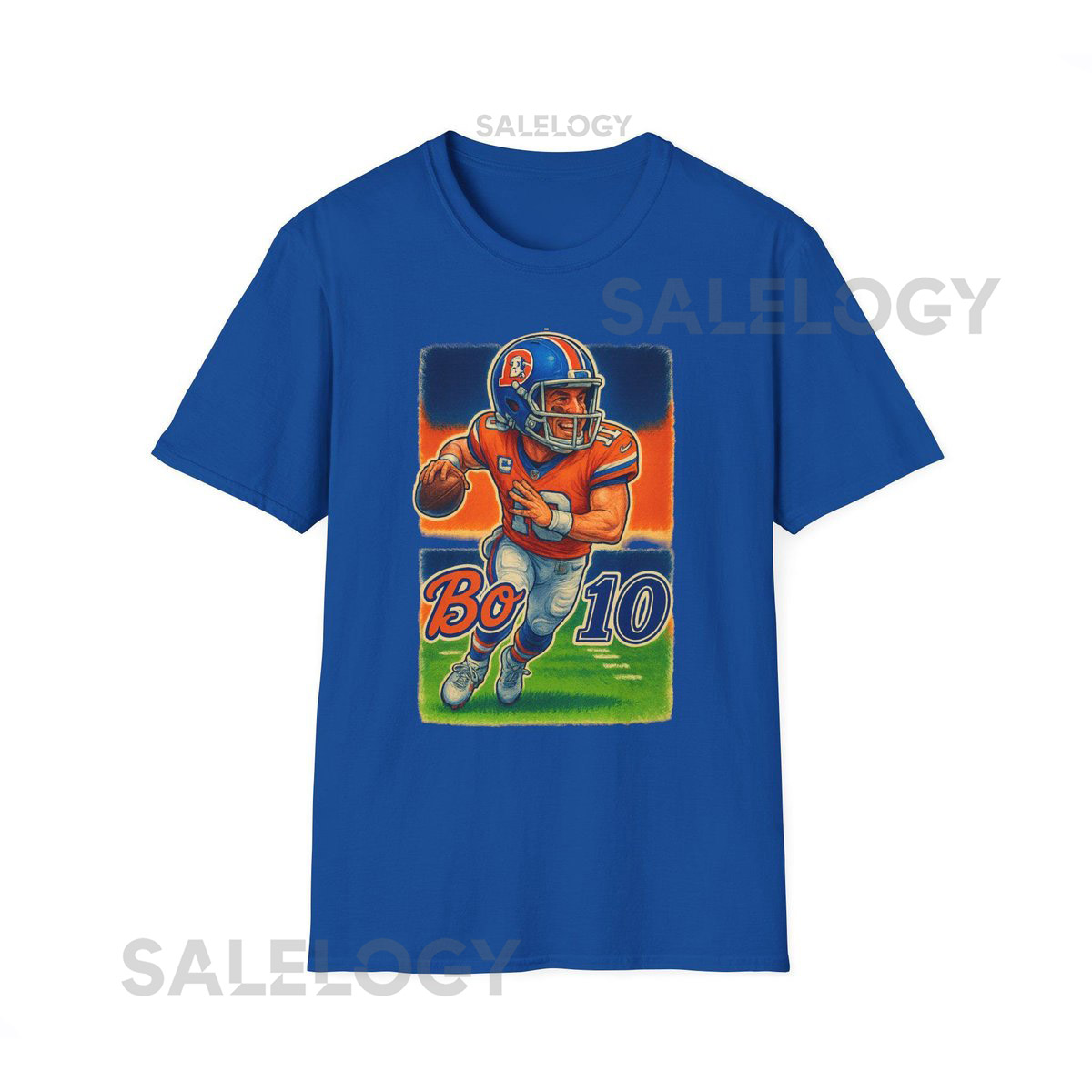 Bo Nix Denver Broncos Cartoon Caricature Shirt Design_23