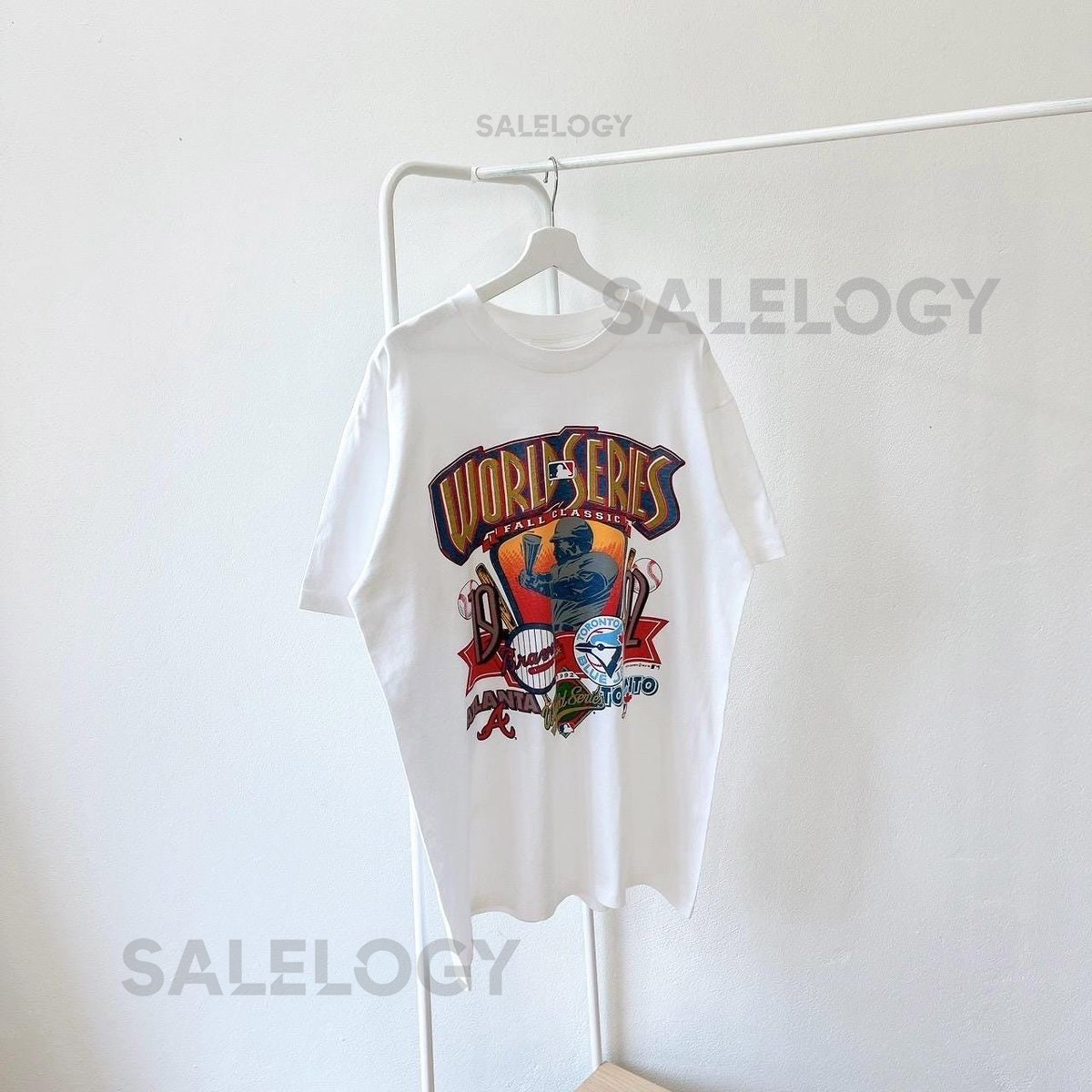 Vintage 1990s Atlanta Braves vs Toronto Blue Jays MLB t-shirt XL_389