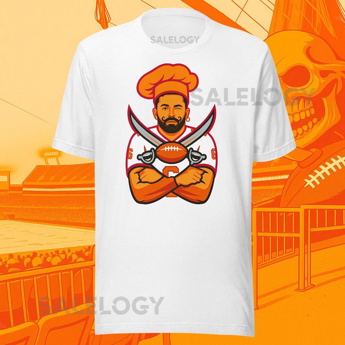 Bakerman QB Tee Tampa Bay Football Graphic Shirt Vintage Gameday Top Retro Creamsicle Vibes Gift for Florida Fans Unisex_43