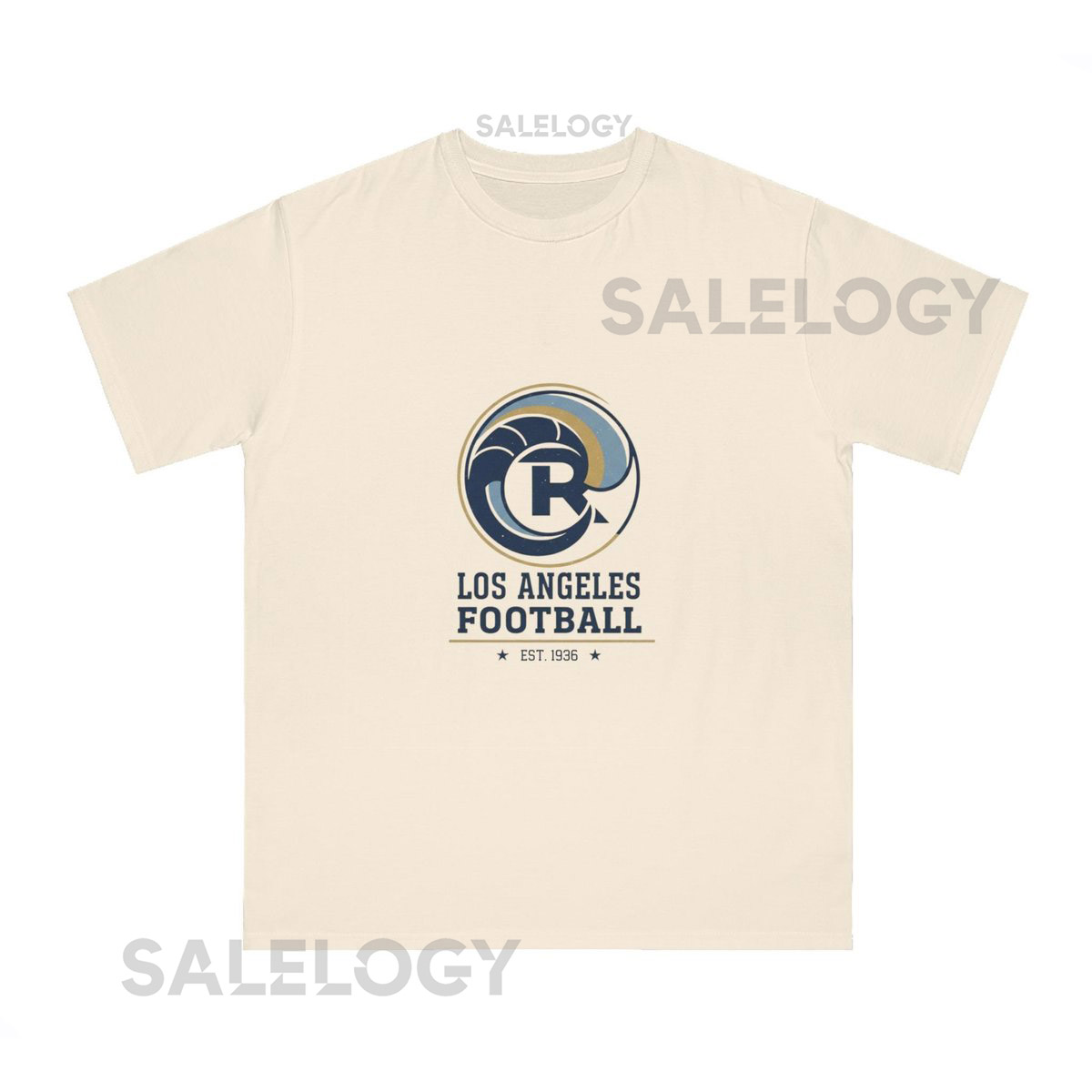 100 Organic Cotton Los Angeles Football T-Shirt Unisex Apparel vintage Sports Tee Gift for Fans Casual Wear Soft Cotton Eco-Friendly_1