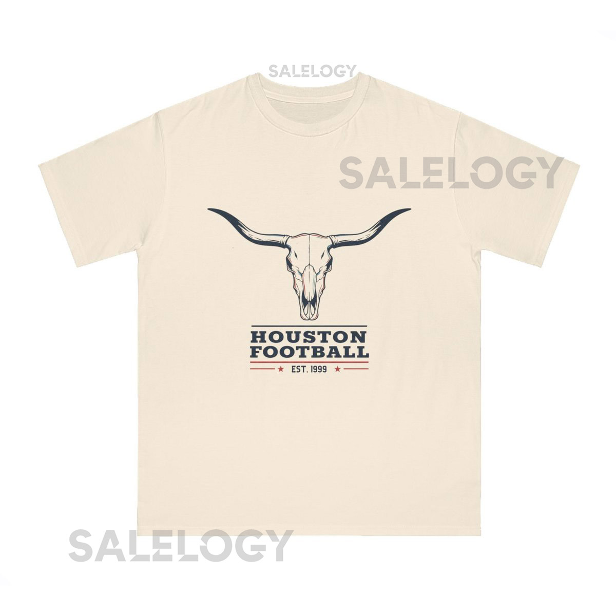 Houston Football 100 Organic Cotton Unisex T-Shirt Casual Wear Sports Apparel Gift for Fans Vintage Style Tee Comfortable Summ_222