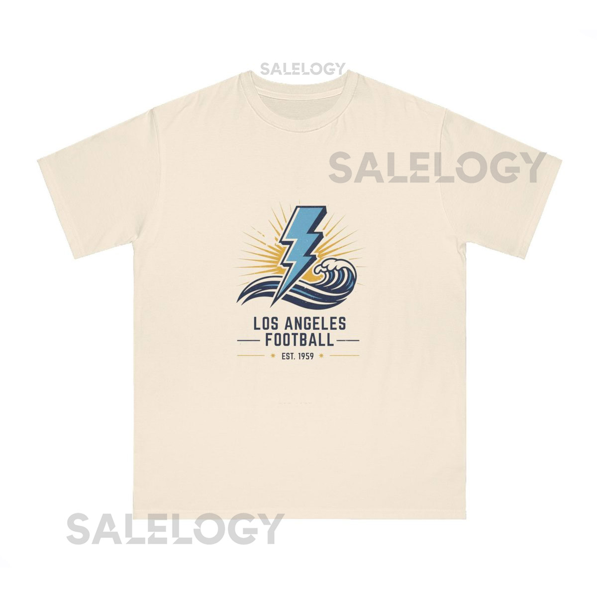 Los Angeles Football 100 Organic Cotton Unisex Classic T-Shirt Casual Tee Sports Apparel Gift for Football Fans Unisex T-Shirt_533