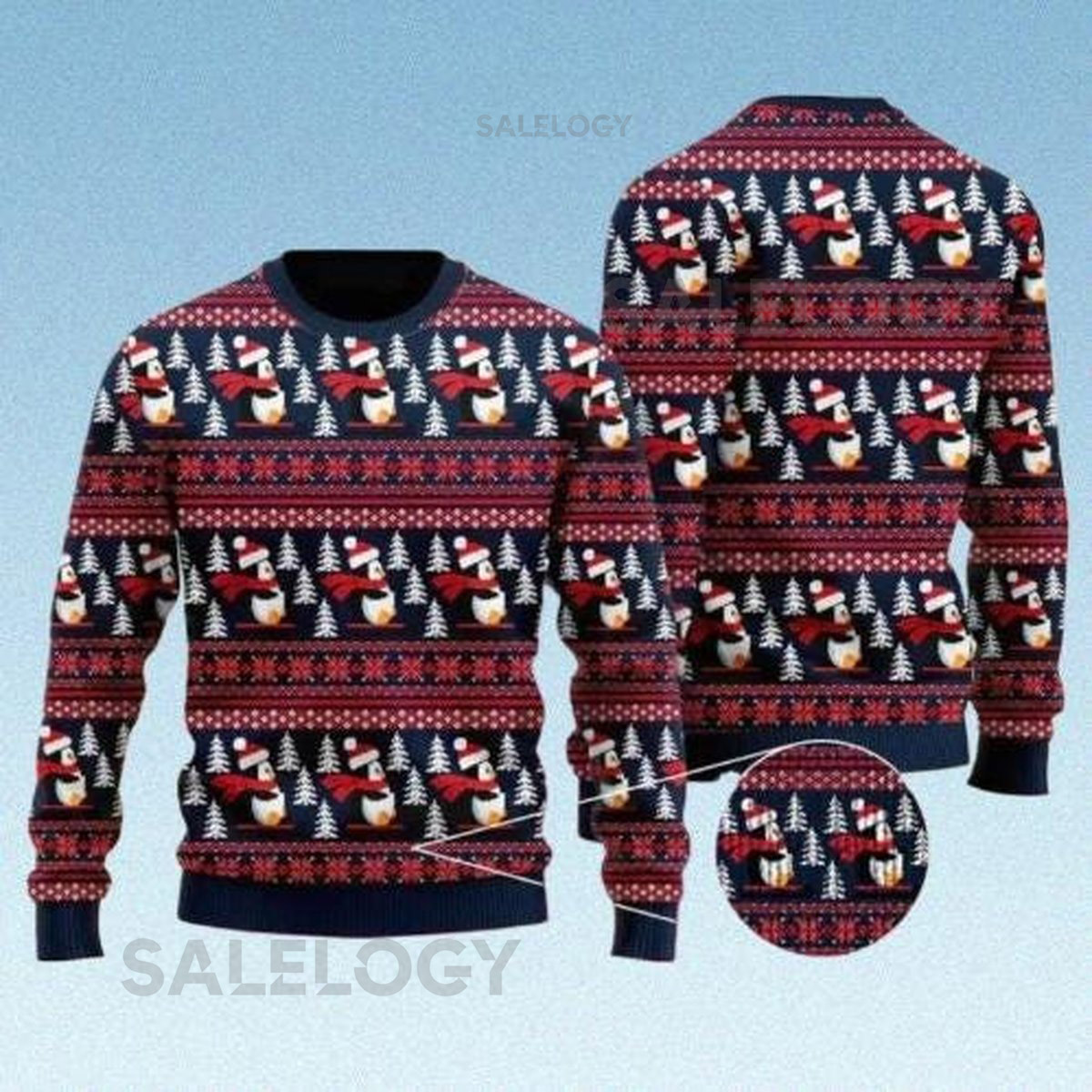 Christmas Penguins Ugly Sweater Im So Cool Funny Xmas Jumper Cute Penguin Shirt  Kids Holiday