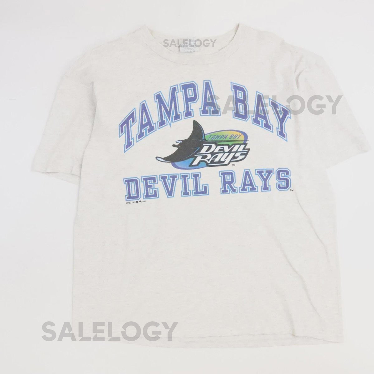 Vintage Tampa Bay Devil Rays T-Shirt Size XL 1995 90s MLB_537