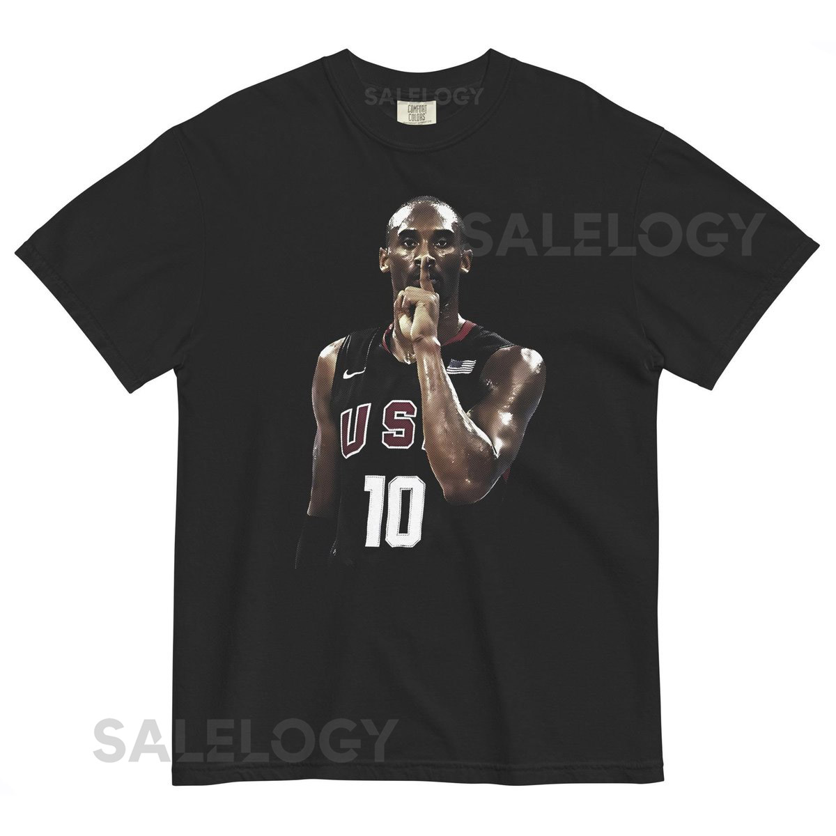 Kobe USA Basketball Vintage Style Tee Comfort Colors 1717_239