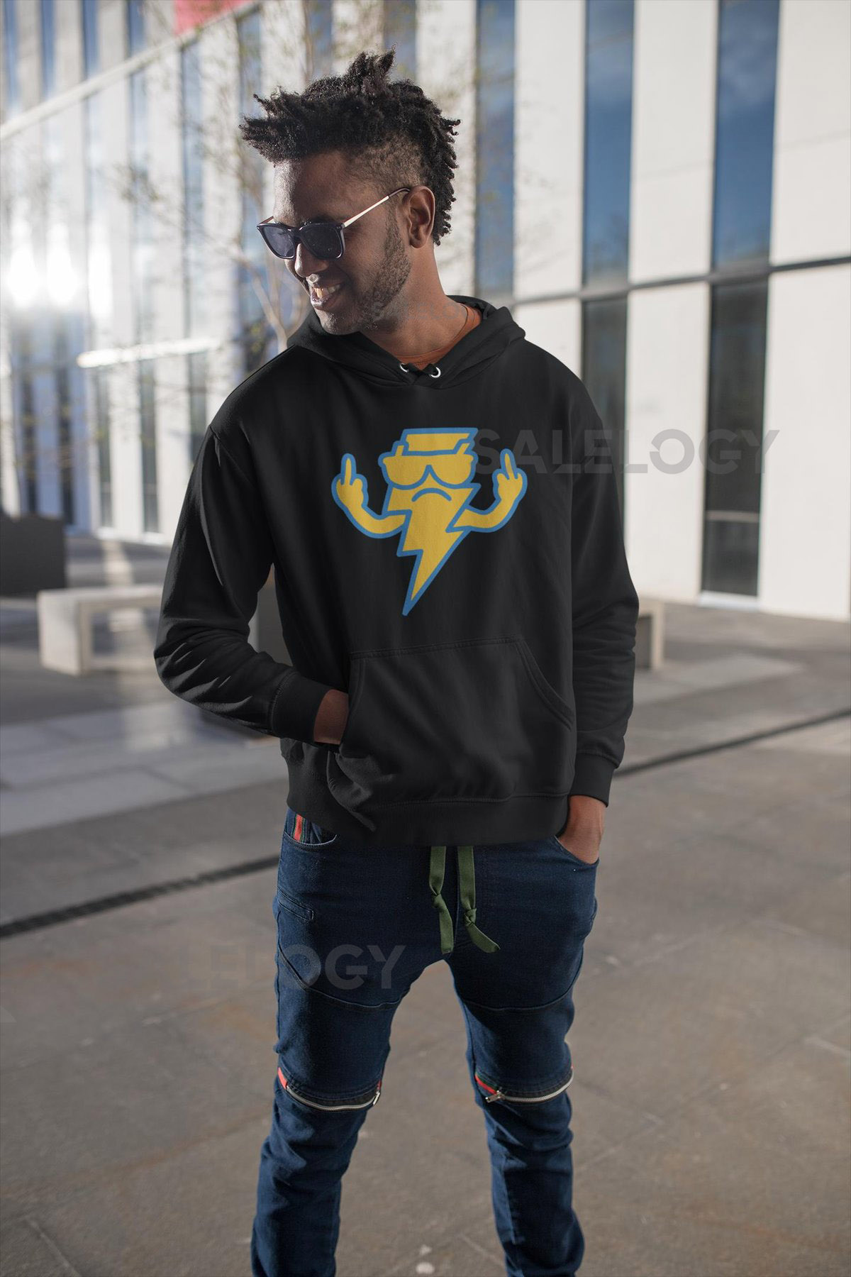 Charger Football Fan Hoodie Sweatshirt Funny LA Bolt Graphic Design Christmas Gift Father's Day_3