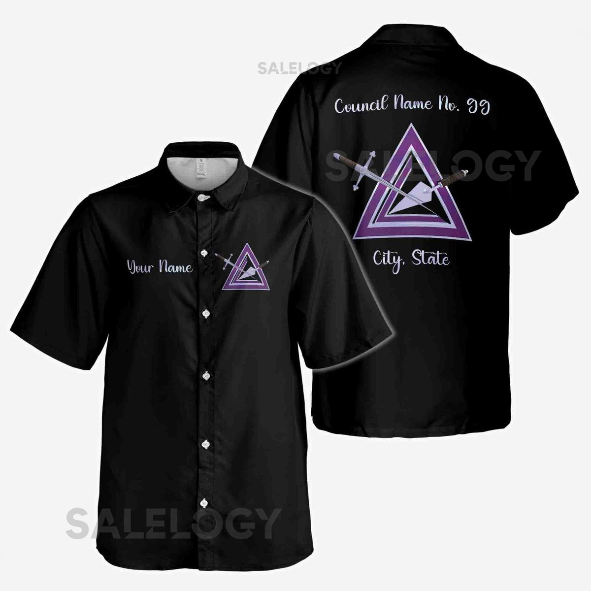 Personalized Royal and Select Master RSM Council Button Down Shirt S-5XL_257