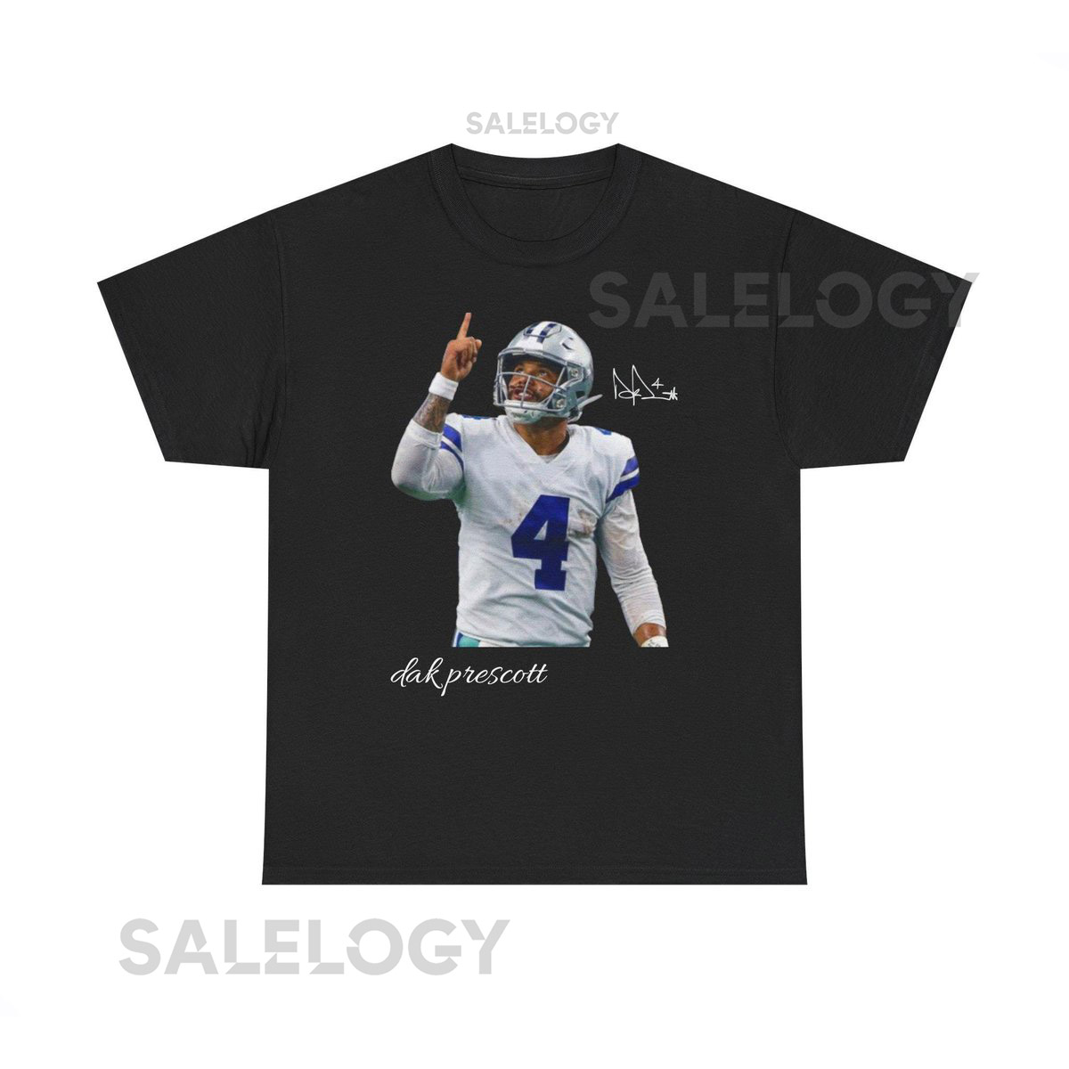 Dak Prescott Dallas Cowboys T Shirt Autograph Edition_105