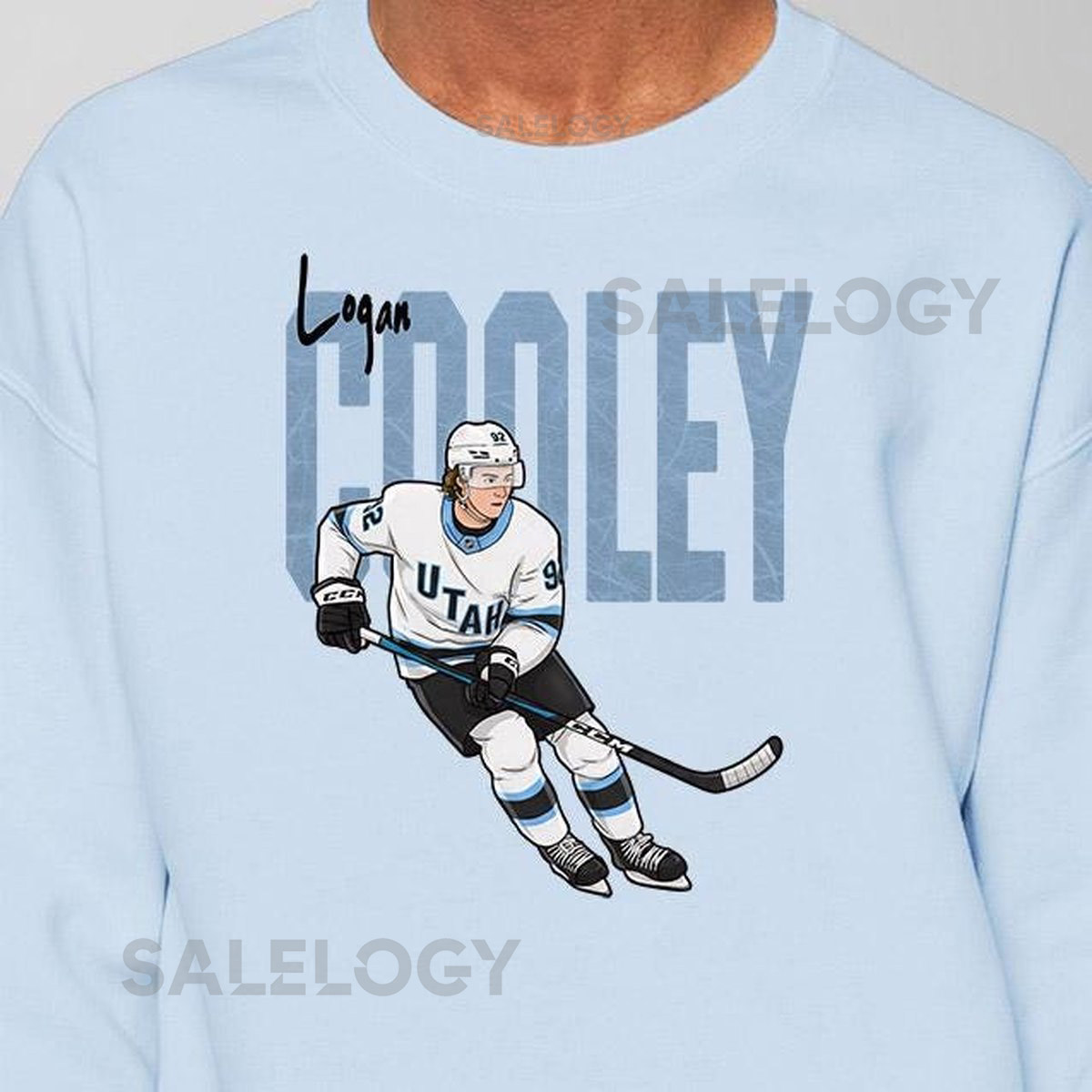 Logan Cooley Utah Mammoth Unisex Ice Hockey Fan T Shirt and Sweatshirt for Kids and Adults_259