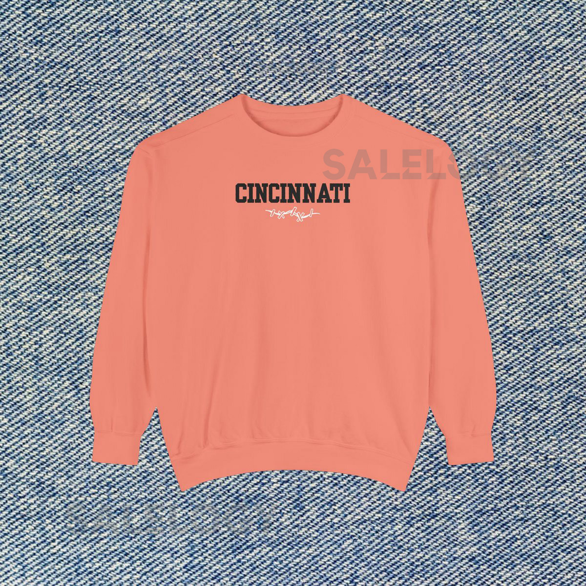 Cincinnati Football Sweatshirt Bengals Crewneck NFL Team Sweatshirt Joe Burrow Fan Gift Game Day Hoodie JaMarr Chase Trey Hendrickson_539