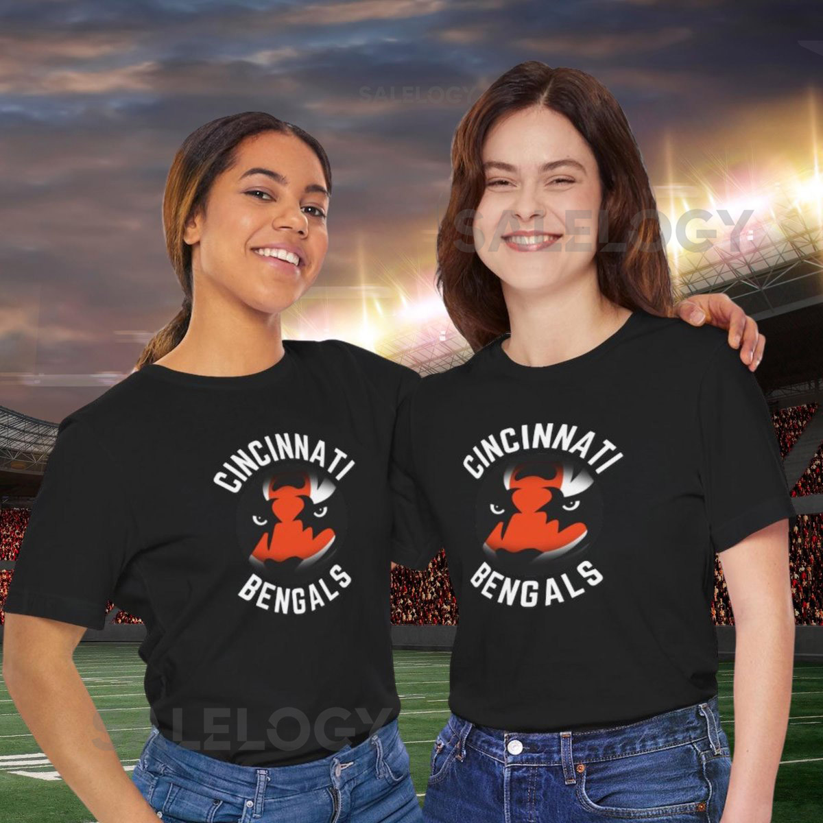 Cincinnati Bengals Tiger Unisex Tee NFL Football Fan Apparel_510