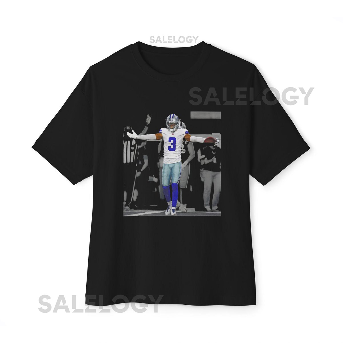 George Pickens Cowboys GP3 Dallas Cowboys Tee Vintage Distressed Dallas Football Shirt Unisex Oversized Boxy Tee_388