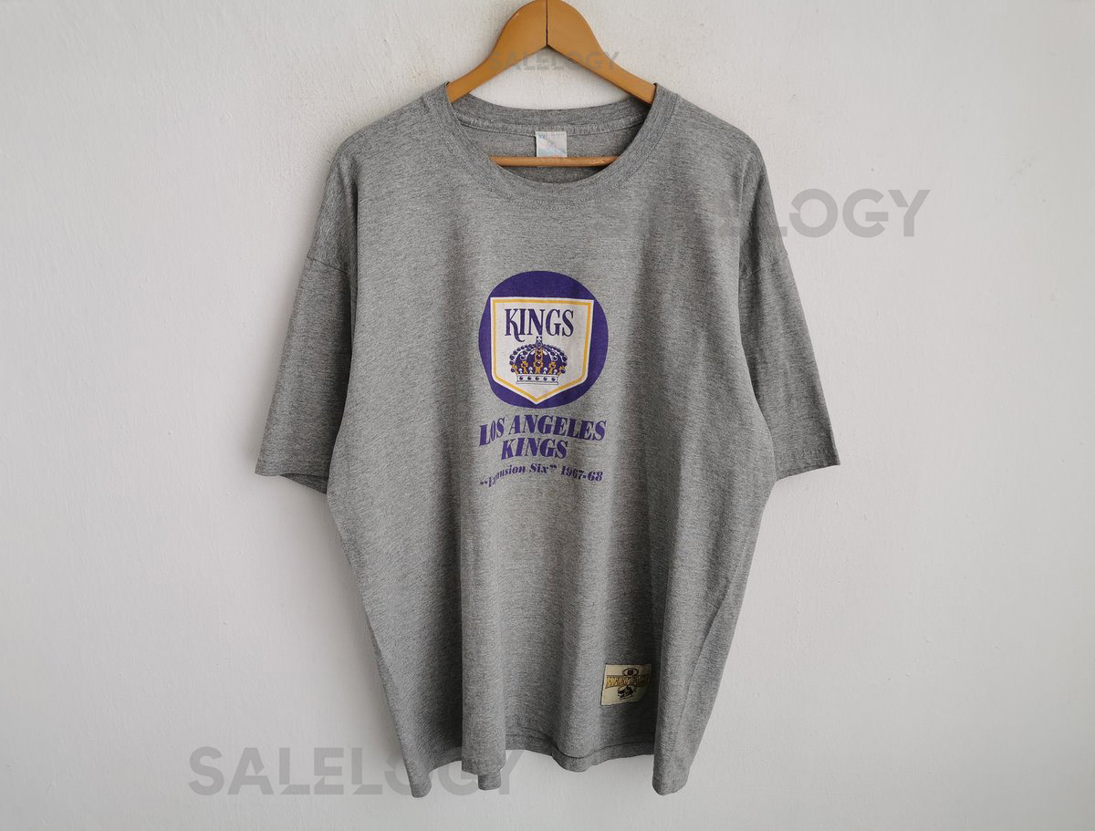 Los Angeles Kings Shirt Vintage Los Angeles Kings NHL Hockey T Shirt Made In USA Size XXL_290