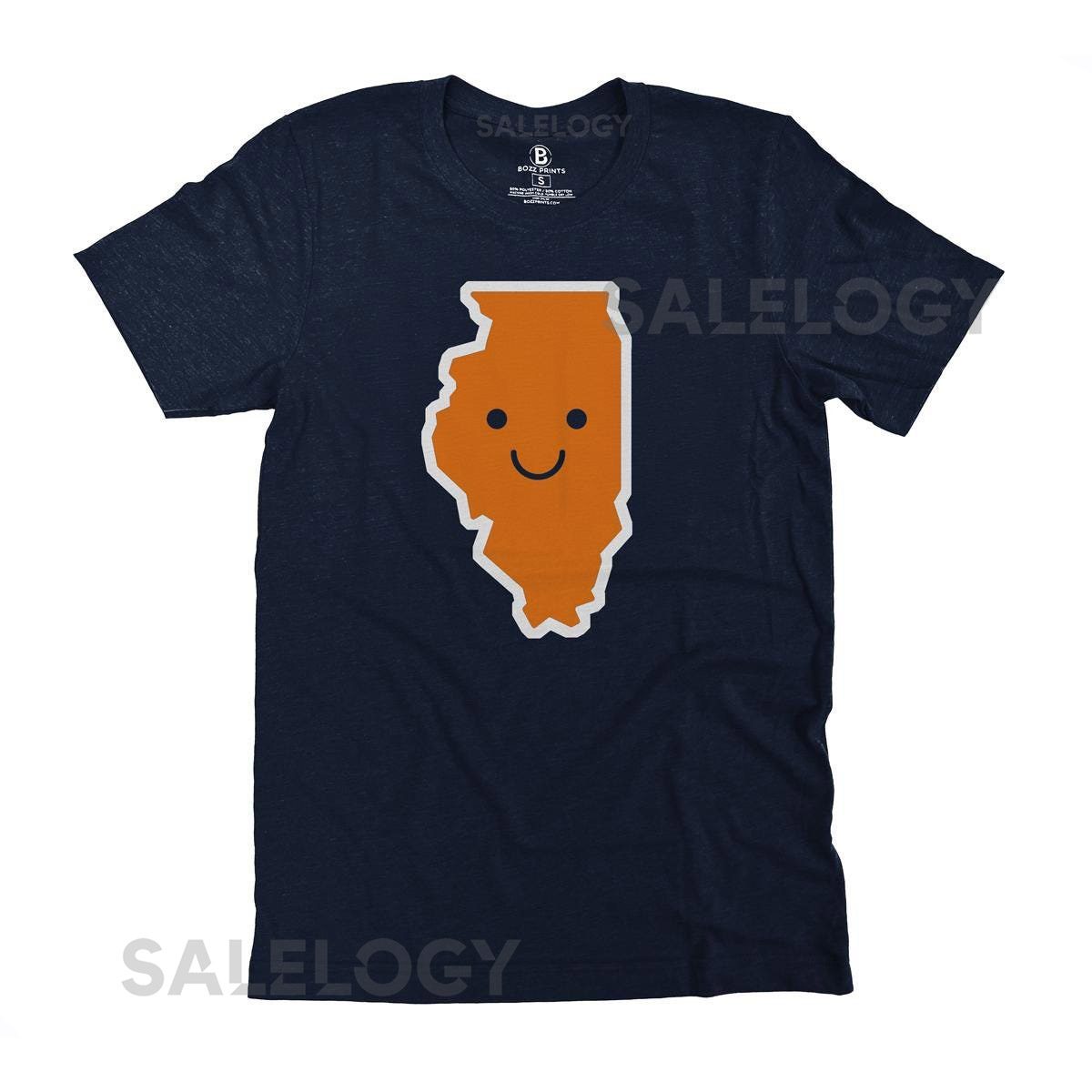 Illinois Smiley Face T-Shirt_537
