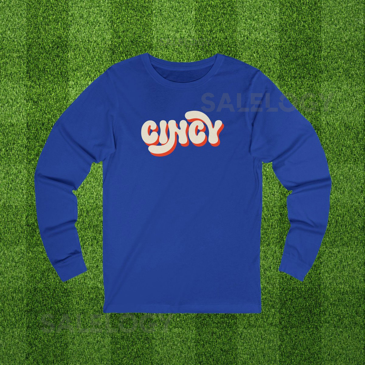 Cincinnati Retro Long Sleeve Tee Unisex Fan Gear Orange and Blue Orange and BLack Bengals Bengals Bengals Long Sleeve Shirt Cincinnati_561