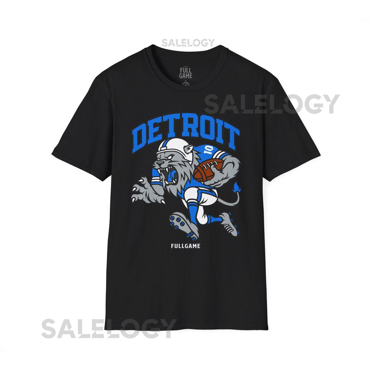 Detroit Football T-Shirt American Football Team Tee_160