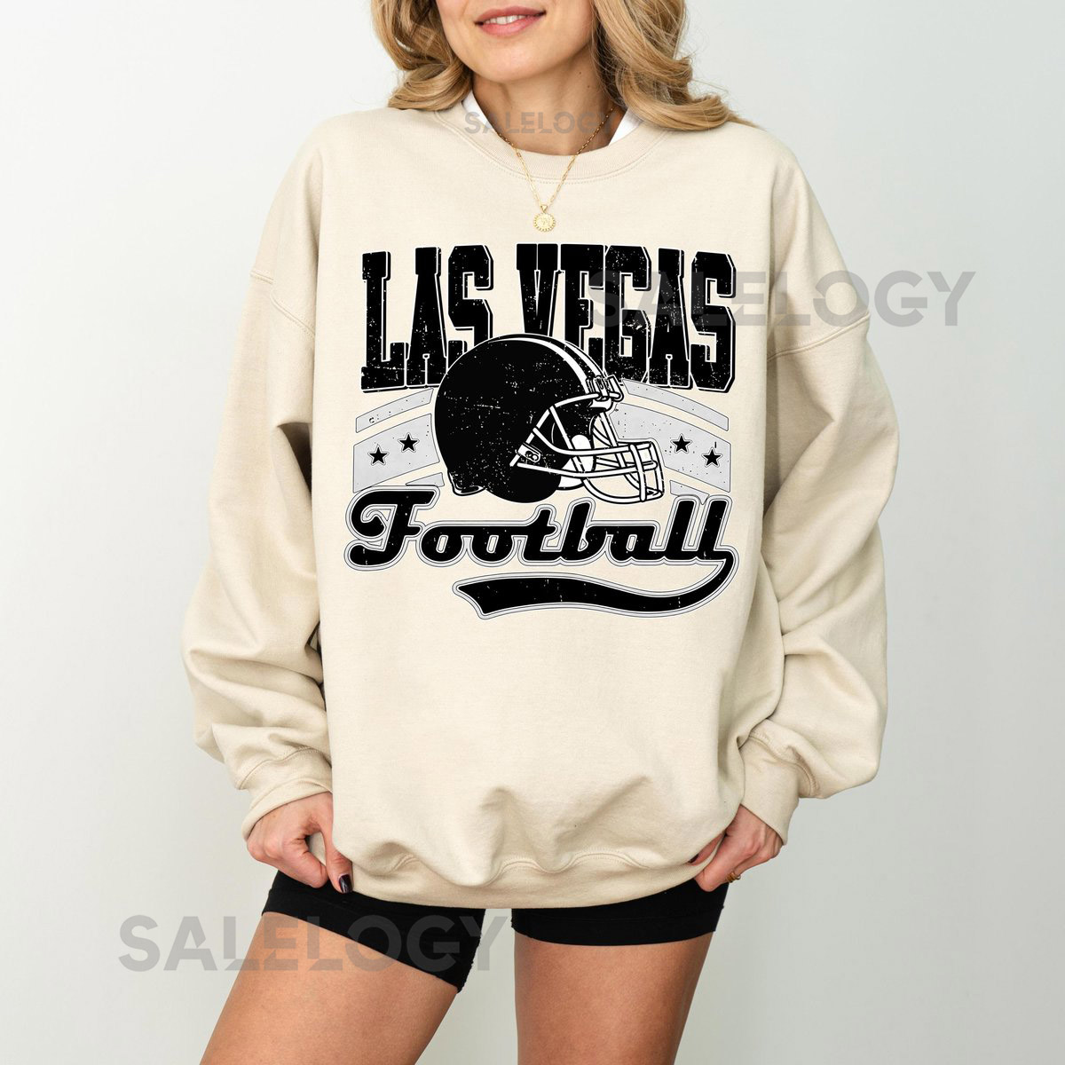 Vintage 90s Style Las Vegas Football Crewneck Sweatshirt T-Shirt Retro Las Vegas Football Shirt Las Vegas Football Christmas Raider Fan Gift_124
