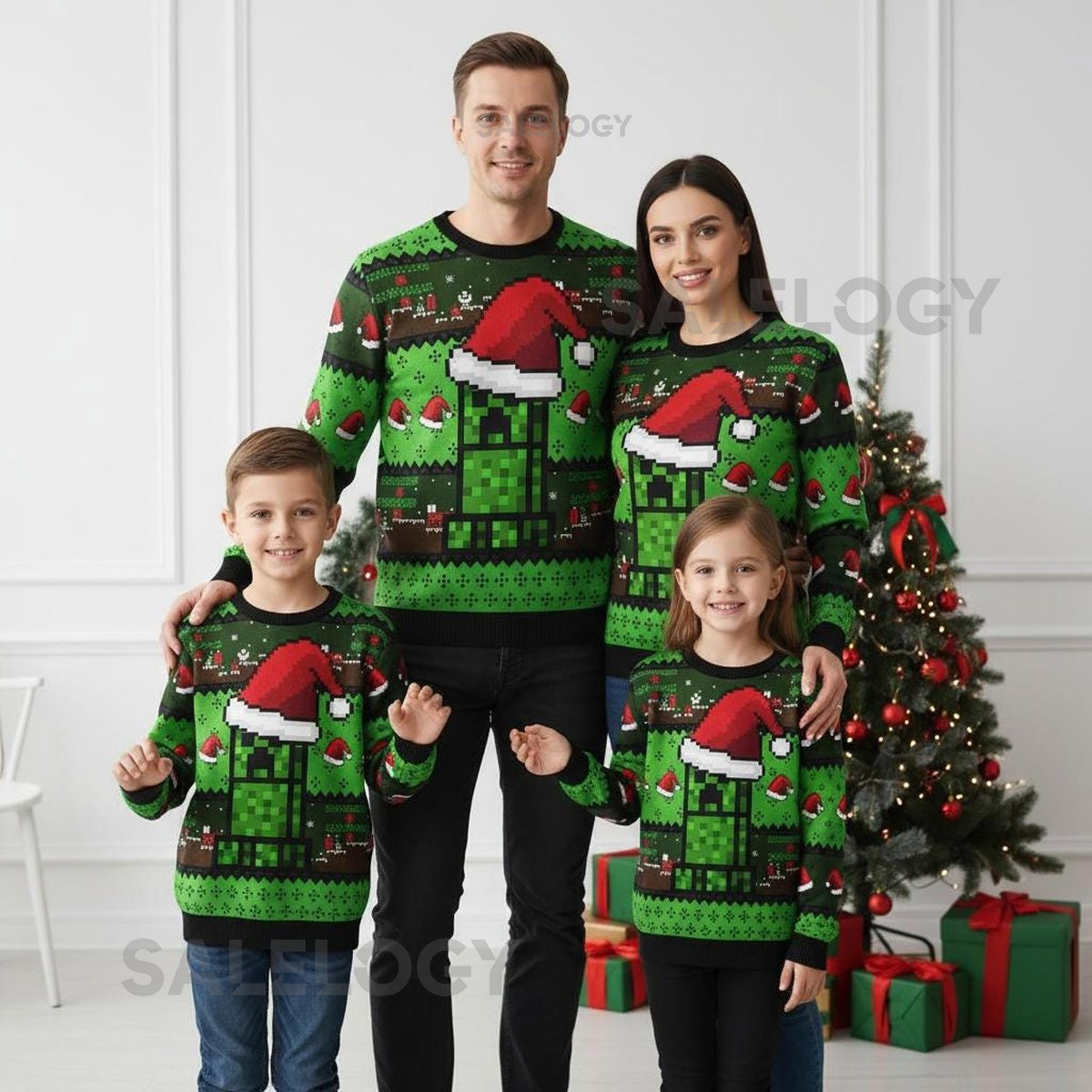 Gaming Ugly Christmas Sweater Santa Sweater Funny Xmas For Family Holiday