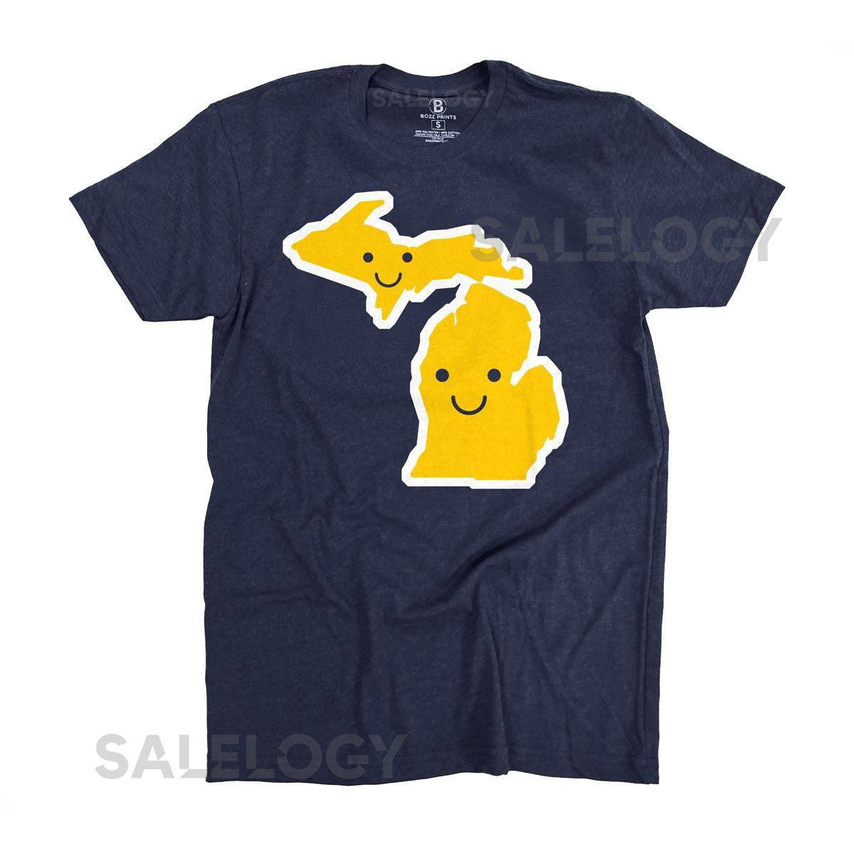 Michigan Smiley Face T-Shirt_562