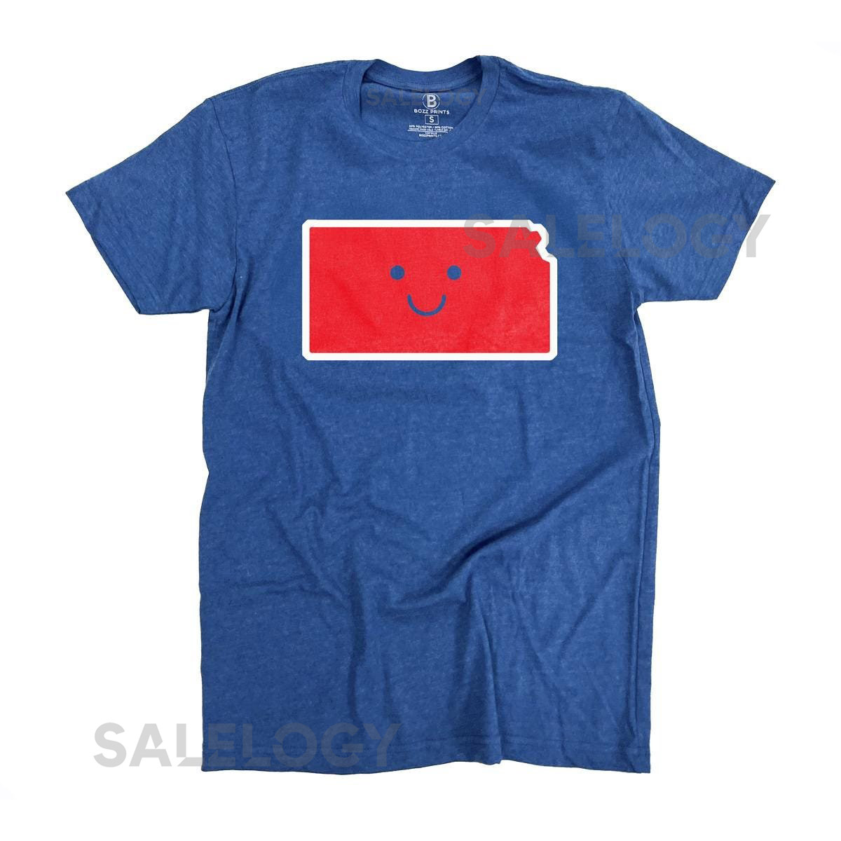 Kansas Smiley Face T-Shirt_463