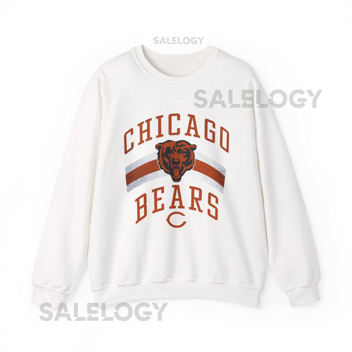 Chicago Bears Sweatshirt NFL Football Crewneck Chicago Sports Fan Apparel Team Spirit Jumper Gift for Him or Her Football Fan Gear_439